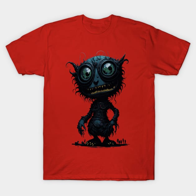 not-so-cute space monster T-Shirt by Dizzle